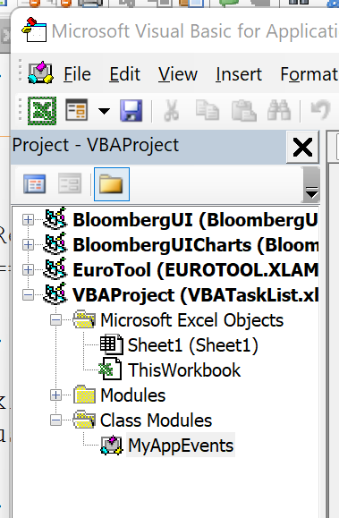 VBA Class module.