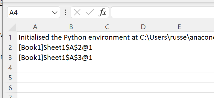 Registered Python module and added event handler.